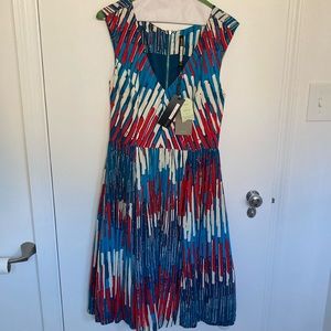 Plenty by Tracy Reese Anthropologie A-line midi lined dress sz 6
